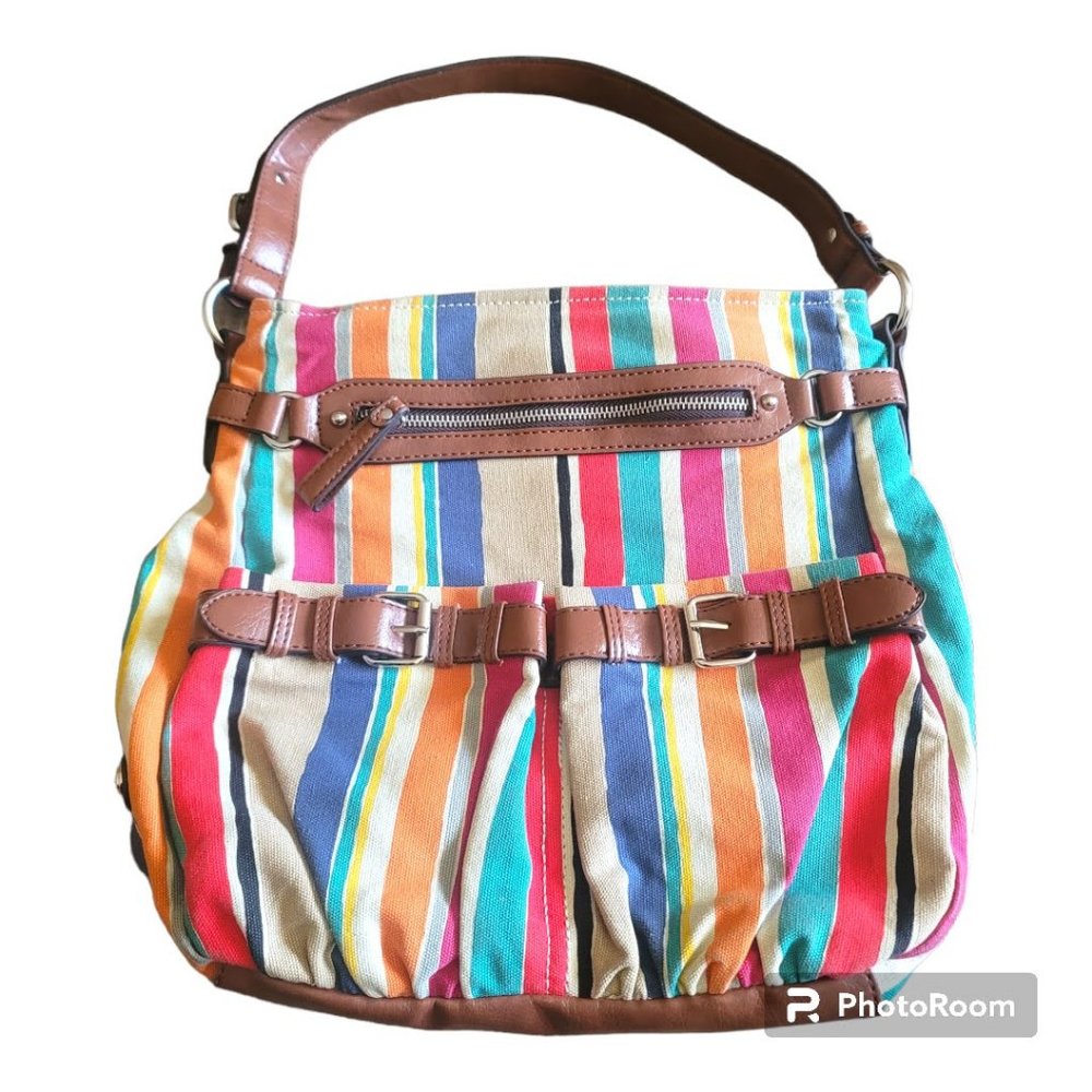 Plum Handbag, Multicolor-Used